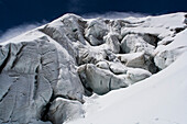 Snowed alpine landscape