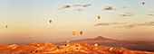Heißluftballons auf der Goreme, Kappadokien, Türkei