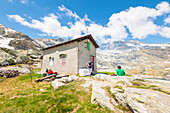 Refuge Carlo Emilio, Valle del Drogo, Valle Spluga, province of Sondrio, Lombardy, Italian alps, Italy