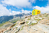 Biwak Città di Mariano, Vallone delle Cime Bianche, Val d Ayas, Italienische Alpen, Aosta-Tal, Italien