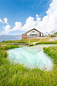 Refuge Jervis, Valle dell Orco, Gran Paradiso National Park, Province of Turin, Piedmont, Italian alps, Italy