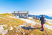 Refuge Gherardi, Taleggio valley, Val Brembana, Orobie alps, Lombardy Italian alps, Italy