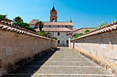 The entrance of the Trisulti Charterhouse Europe, Italy, Lazio, Province of Frosinone, Collepardo, Trisulti Charterhouse