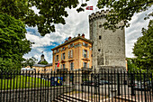 Ancient castle of the Duke of Savoy in the medieval city of Chambery. It is now the seat of the Prefecture of Savoy. Chambery, Savoy department, Auvergne-Rhône-Alpes region, France, Europe