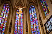 Innenraum, Pfarrkirche der Stadtpfarrkirche, in der Herrengasse, Graz, Österreich