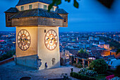 Uhrenturm auf dem Schlossberg, Graz, Österreich