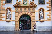 Landeszeughaus (Armoury or arsenal) in Herrengasse Street in Graz, Austria