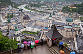 view from the Fortress Hohensalzburg, Salzburg, Austria