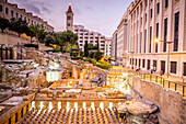 Roman baths, Downtown, Beirut, Lebanon