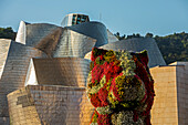 Puppy by Jeff Koons and Guggenheim Museum, Bilbao, Spain