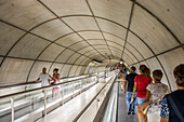Metro, Casco Viejo station,designed by architect Normal Foster, Bilbao, Biscay, Basque Country, Spain