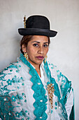Benita la Intocable, cholita female wrestler,El Alto, La Paz, Bolivia