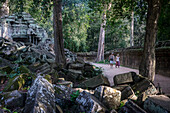 Ta Prohm-Tempel, Archäologischer Park von Angkor, Siem Reap, Kambodscha