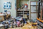 Francis Bacon Studio - reconstructed studio of painter Francis Bacon, in Dublin City Gallery The Hugh Lane, Dublin, Ireland