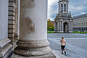 Parlamentsplatz, im Trinity College, Dublin, Irland
