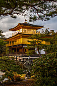 Kinkakuji-Tempel, goldener Pavillon, UNESCO-Weltkulturerbe, Kyoto, Japan