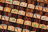 Wishing plates at Fushimi Inari-Taisha sanctuary,Kyoto, Japan