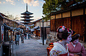 Sanneizaka street and Yasaka Pagoda, Gion district, Kyoto, Japan.