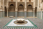 Medersa or Madrasa el-Attarine,medina, Fez el Bali, Fez, Morocco