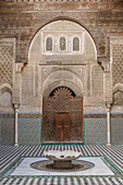 Medersa oder Madrasa el-Attarine,medina, Fez el Bali, Fez, Marokko
