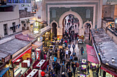 Bab Bou Jeloud gate, medina,Fez.Morocco