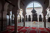 Hof, Zaouia (Grabmal) von Moulay Idriss II., Medina, Fez. Marokko