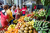 Fruits and vegetables area, Mercado dos Lavradores,Funchal,Madeira, Portugal