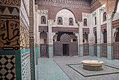Bou Inania medersa, Meknes. Marokko