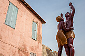 Statue Commemorating the End of Slavery, Goree Island, near Dakar, Senegal