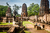 Wat-Mahathat-Tempel, in Ayutthaya, Thailand