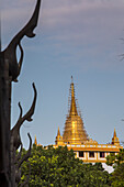 Wat Saket Tempel, am Goldenen Berg, Bangkok, Thailand