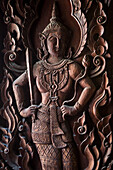 Bas relief, in Wat Phra Singh temple, Chiang Mai, Thailand