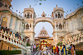 ISKCON-Tempel, Sri Krishna Balaram Mandir,Vrindavan,Mathura, Uttar Pradesh, Indien