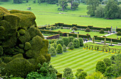 Garden of Powis castle, Wales