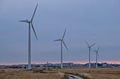 Windkraftanlage, in La Muela, Zaragoza. Aragonien, Spanien
