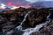Europa, Vereinigtes Königreich, Schottland, Isle of Skye: Sligachan Sonnenaufgang
