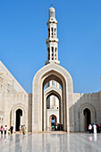Sultan Qaboos Grand Mosque, Muscat, Sultanat Oman, Naher Osten.
