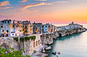 Punta di San Francesco (San Francesco Promenade) in Vieste, Gargano, Foggia district, Apulia, Italy