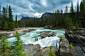 Waterfalls near Natural Bridge, Yoho National Park, Field, British Columbia, Canada
