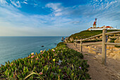 Cabo da Roca is the westernmost extent of mainland Portugal and Europe. Located within the Sintra-Cascais National Park, Lisbon district, Portugal.