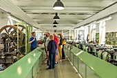 Group tour of the factory of the manufacture bohin, living conservatory of the needle and pin, saint-sulpice-sur-risle, orne (61), france