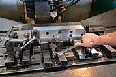 Equipment for the machining of metal parts, sma, societe mecanique aiglonne, metallurgical industry, saint-martin-d'ecublei, orne, normandy, france