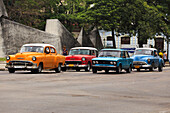 Old cars in Cuba, Central America, Caribbean Island. Havana City.