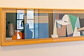 Komposition, jean helion, museum zervos, dorf und ewiger hügel von vezelay, (89) yonne, bourgund, frankreich