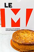 The m, specialty cake from the region of mayenne, (53) mayenne, pays de la loire