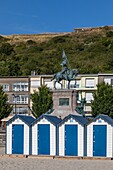 Strand von boulogne sur mer, (62) pas-de-calais, frankreich