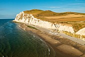 Blanc nez (white nose) cape, escalles, (62) pas-de-calais, france