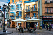 Trascorrales-Platz im Zentrum der Stadt Oviedo, Asturien, Spanien.