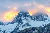 Gran Formenton Berg Europa, Italien, Trentino Südtirol, Nonstal, Ville d'Anaunia, Tuenno
