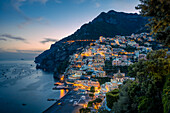 Positano, Amalfi Coast, Campania, Italy.